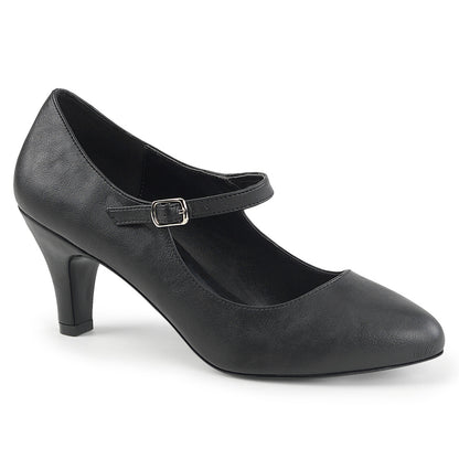 DIVINE-440 3" Block Heel D'orsay Mary Jane Pump