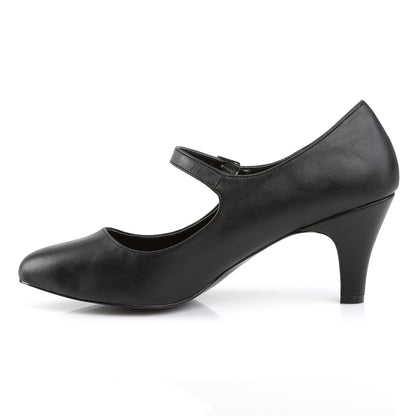 DIVINE-440 3" Block Heel D'orsay Mary Jane Pump