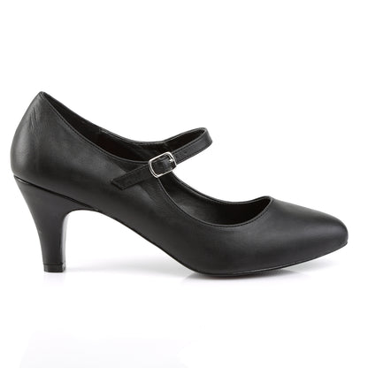 DIVINE-440 3" Block Heel D'orsay Mary Jane Pump