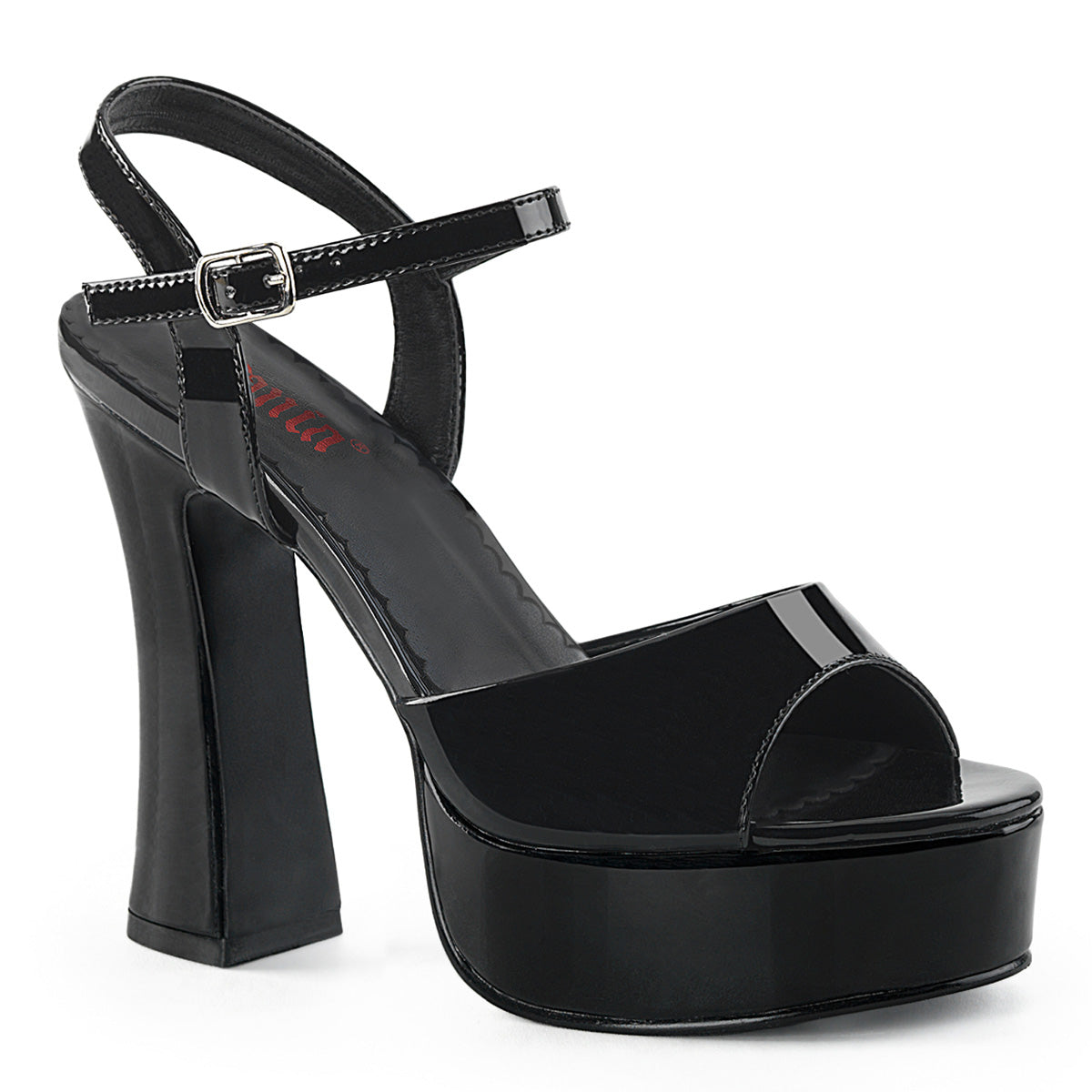 DOLLY-09 5" Chunky Heel Ankle Strap PF Sandal