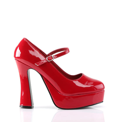 DOLLY-50 5" Chunky Heel Mary Jane PF Pump