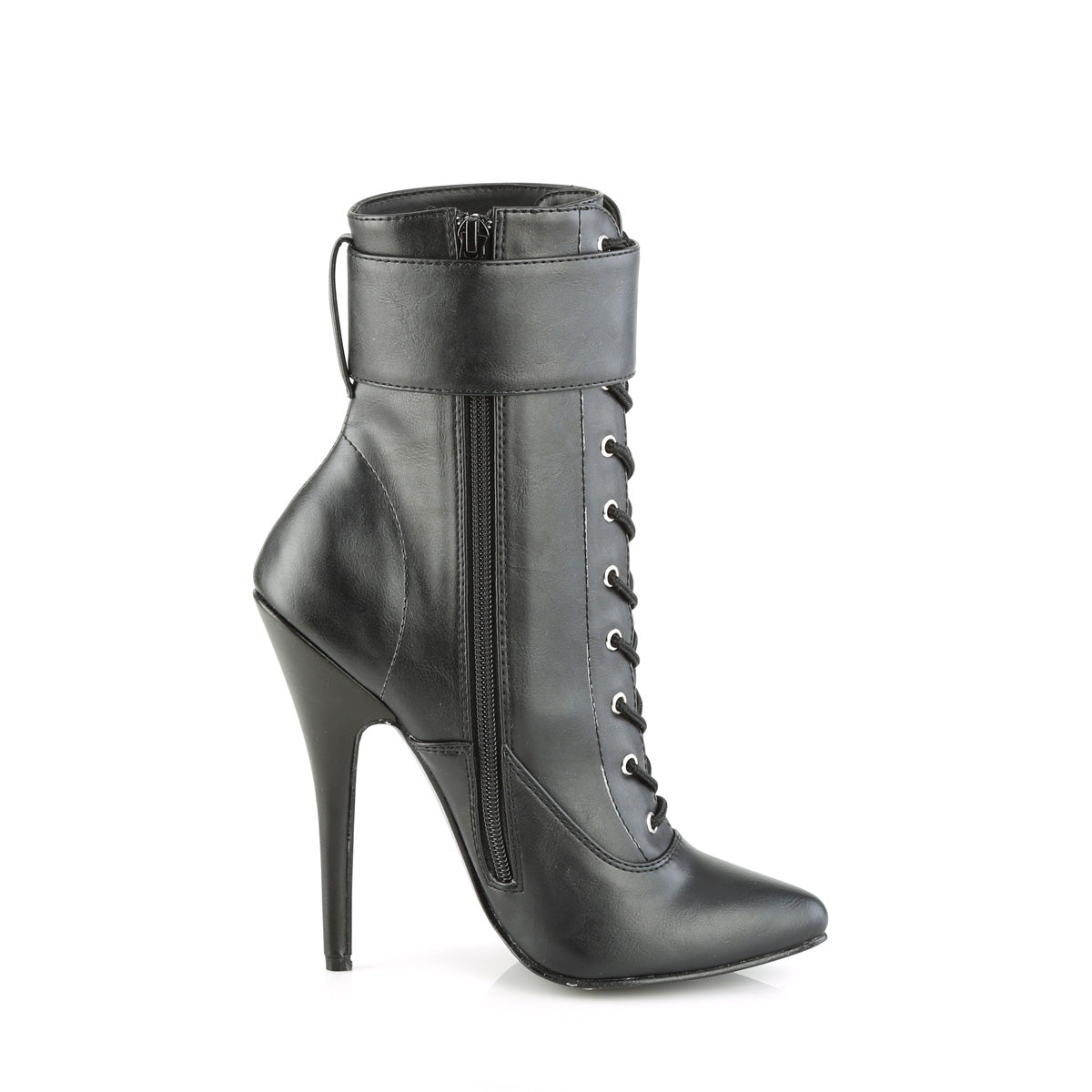 DOMINA-1023 6" Heel Ankle Boot, Side Zip