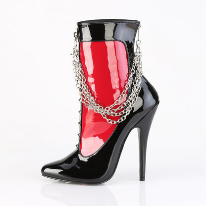 DOMINA-1033 6" Heel Ankle Boot, Back Zip