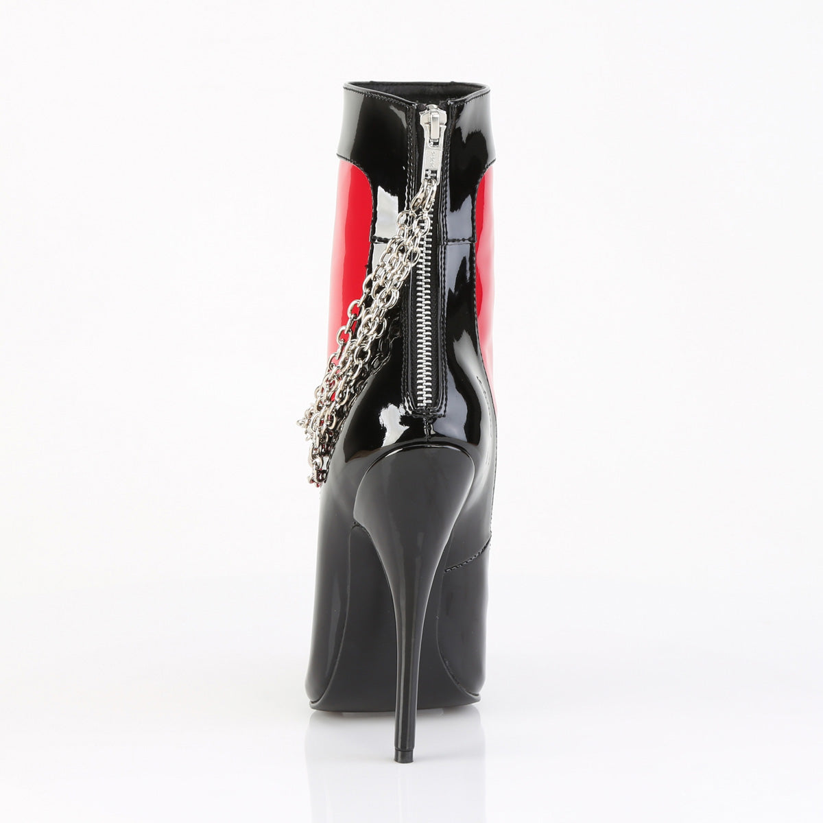 DOMINA-1033 6" Heel Ankle Boot, Back Zip