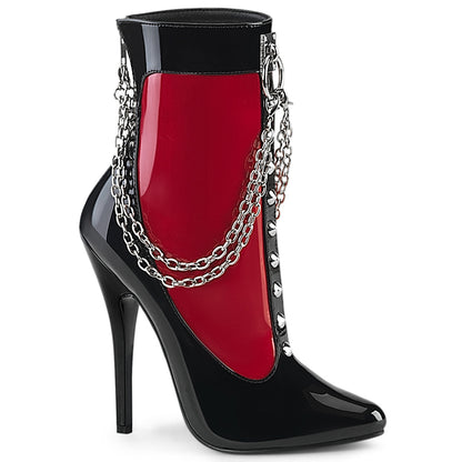DOMINA-1033 6" Heel Ankle Boot, Back Zip