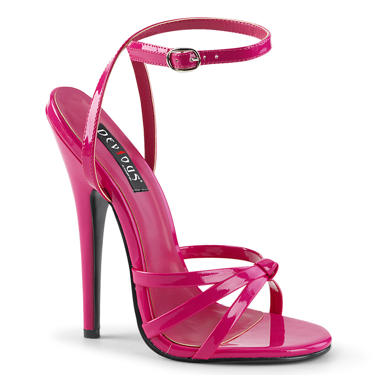 DOMINA-108 6" Wrap Around Knotted Strap Sandal