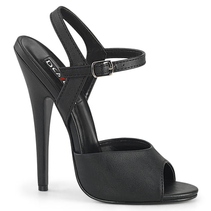 DOMINA-109 6" (152mm) Stiletto Heel Ankle Strap Sandal