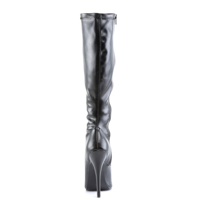 DOMINA-2000 6" Plain Stretch Knee Boot