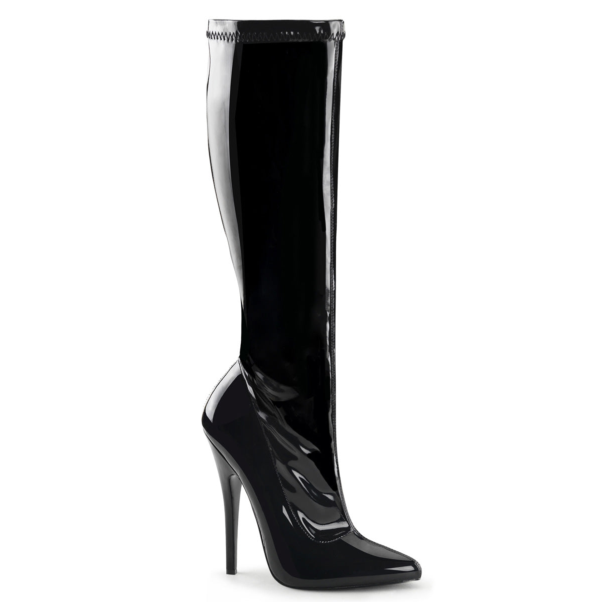 DOMINA-2000 6" Plain Stretch Knee Boot