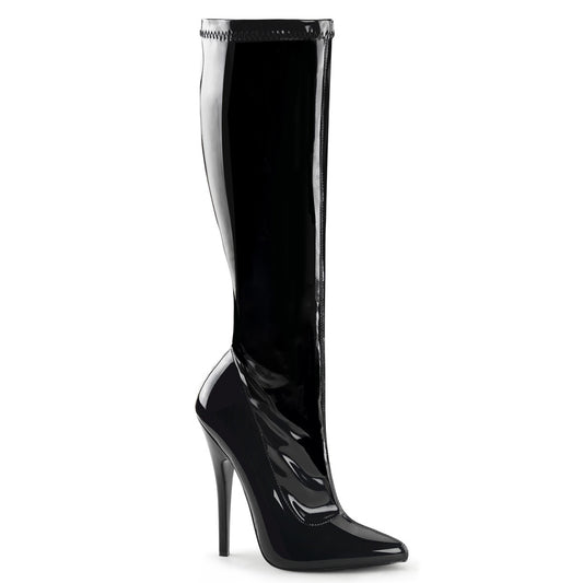 DOMINA-2000 6" Plain Stretch Knee Boot