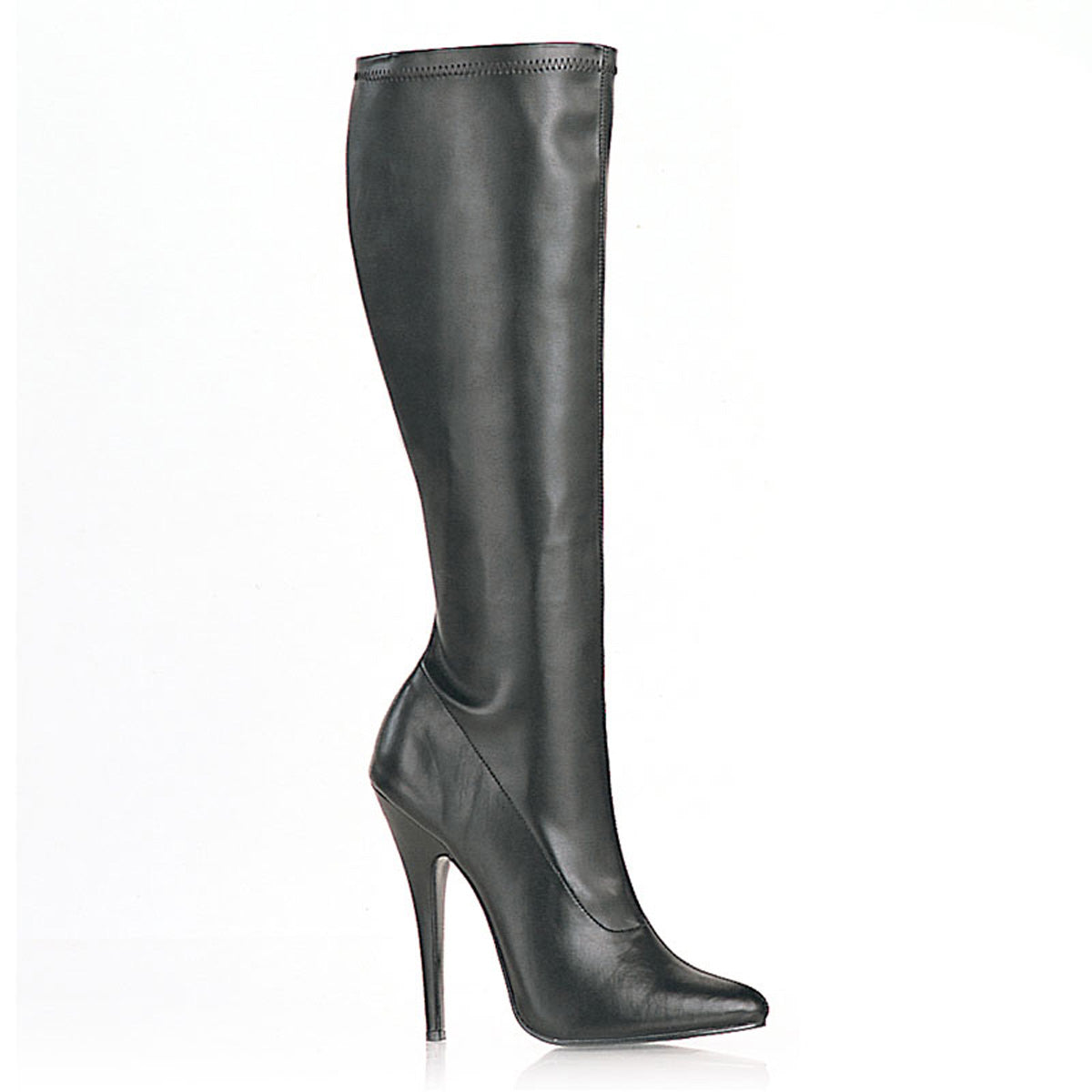 DOMINA-2000 6" Plain Stretch Knee Boot