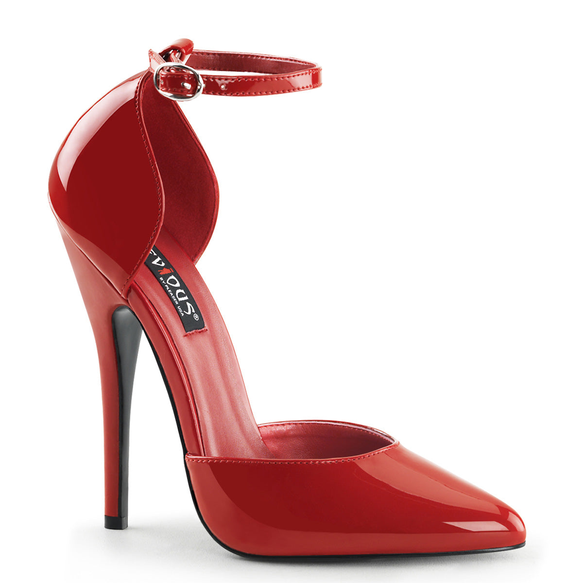 DOMINA-402 6" Ankle Strap D'Orsay Pump