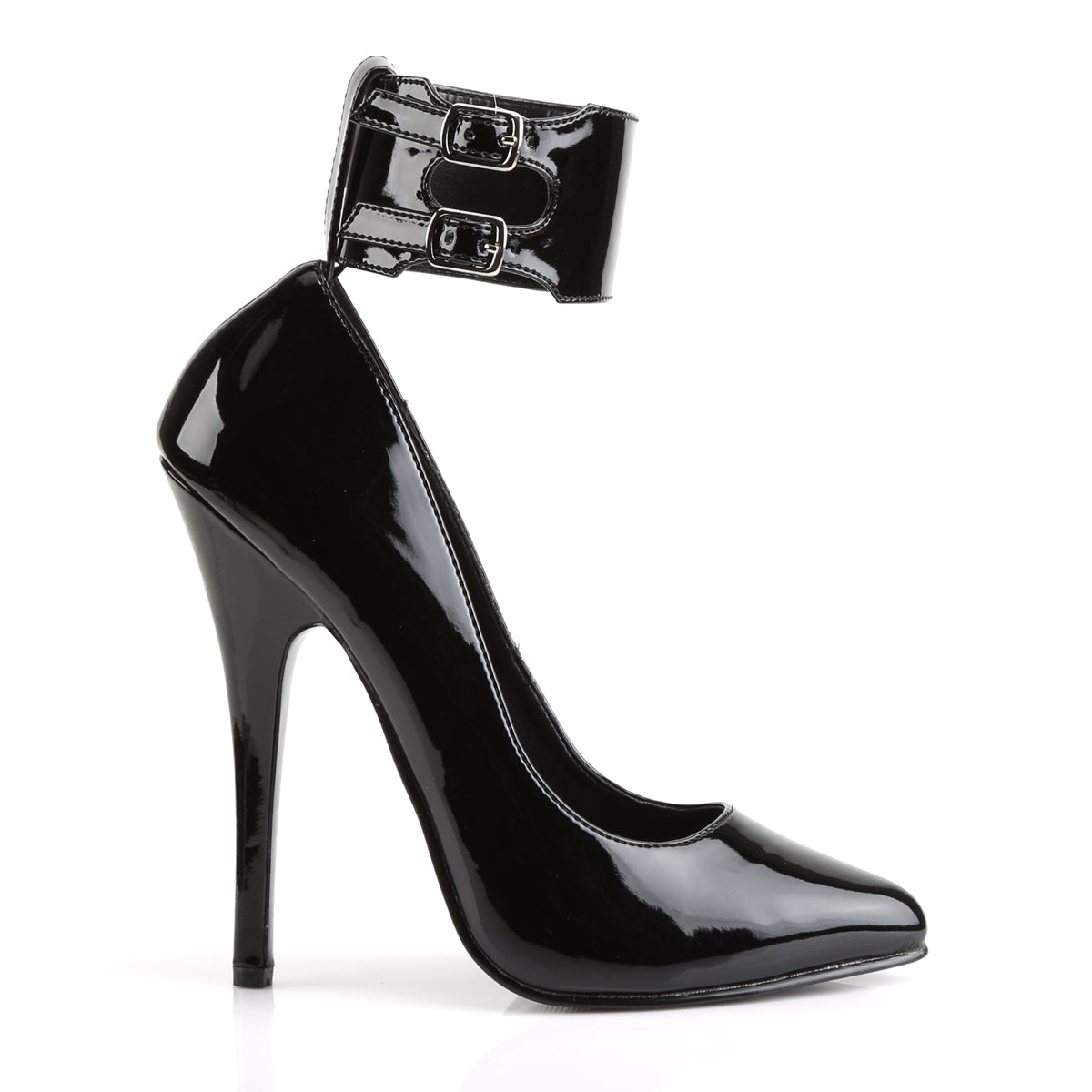 DOMINA-434 6" Pump W/ Interchangeable Ankle Cuffs