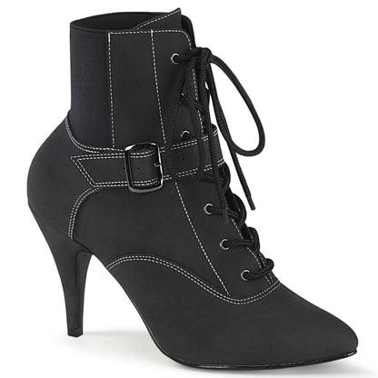 DREAM-1022 4" Heel Buckle Lace-Up Ankle Boot