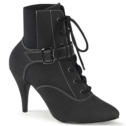 DREAM-1022 4" Heel Buckle Lace-Up Ankle Boot