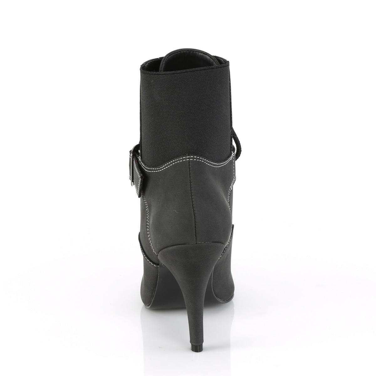 DREAM-1022 4" Heel Buckle Lace-Up Ankle Boot