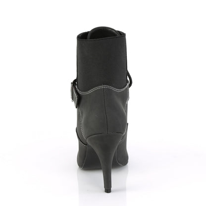 DREAM-1022 4" Heel Buckle Lace-Up Ankle Boot