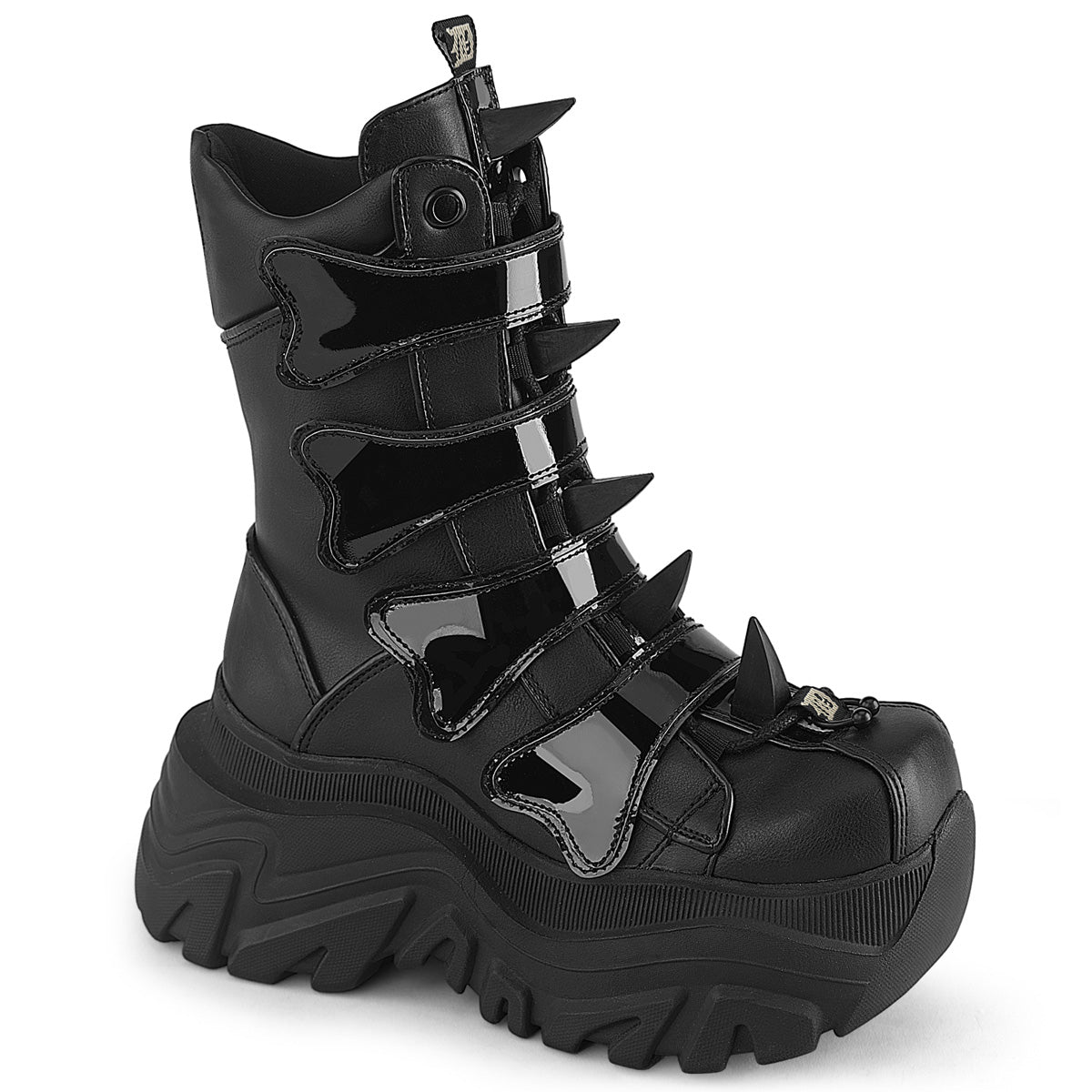 ECHO-110 3 1/4" Platform Calf Boot, Side Zip