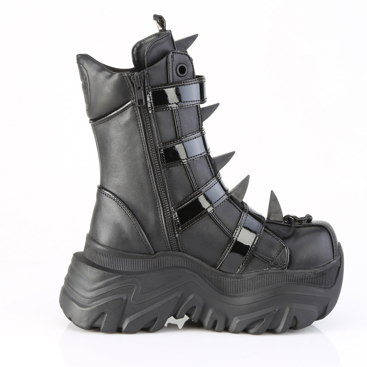 ECHO-110 3 1/4" Platform Calf Boot, Side Zip