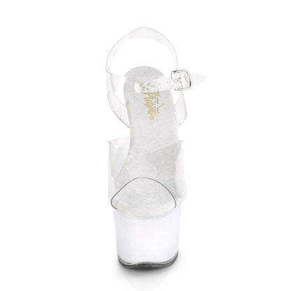 ECHOLITE-708 7" Heel, 2 3/4" PF LED Illuminated Ankle Strap Sandal