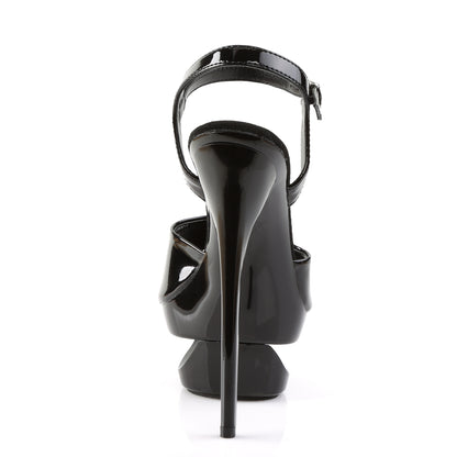 ECLIPSE-609 *6 1/2" Heel, 1 3/4" Cut-Out PF Ankle Strap Sandal