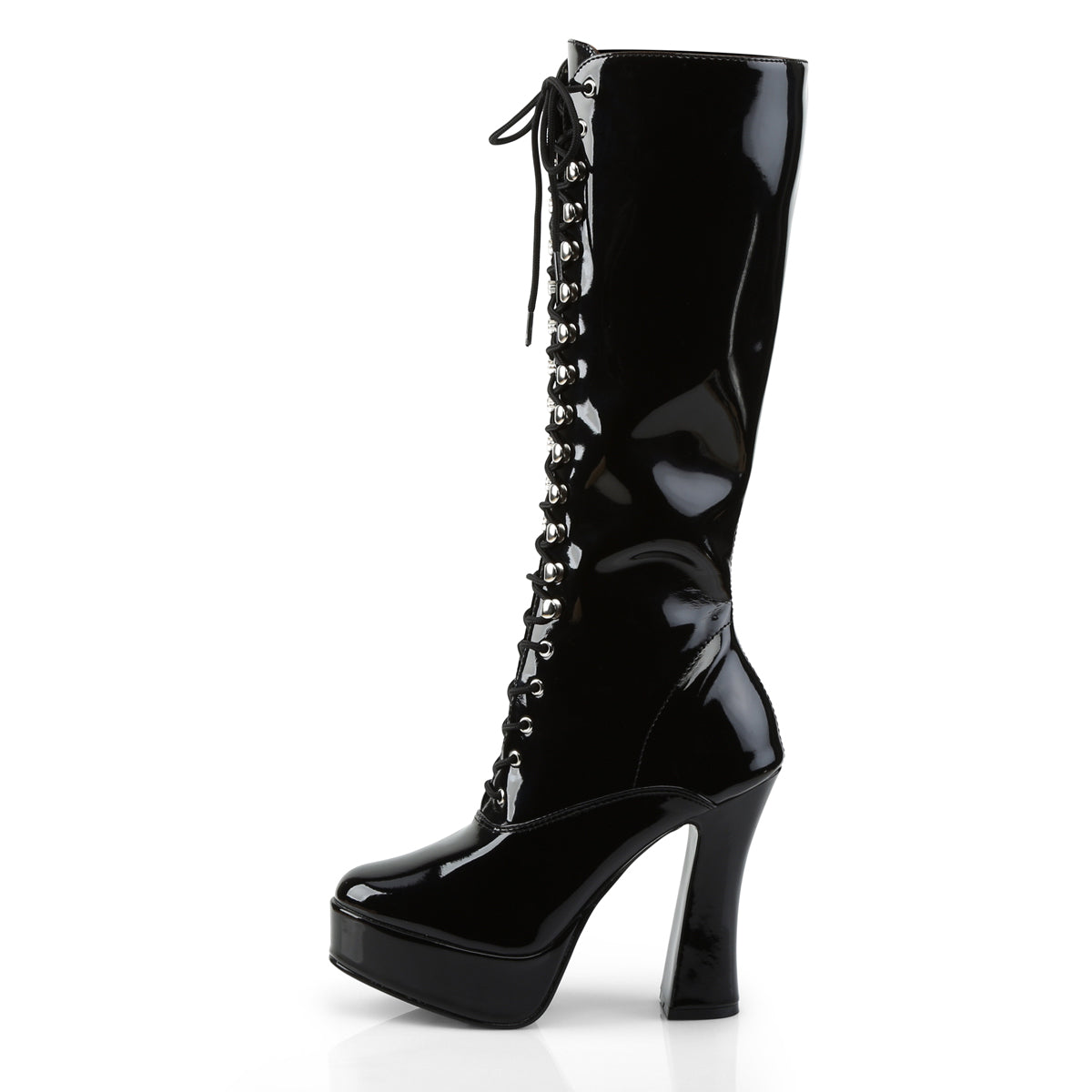 ELECTRA-2020 5" Stack Heel, 1 1/2" PF Knee Hi Boots w/ Zipper