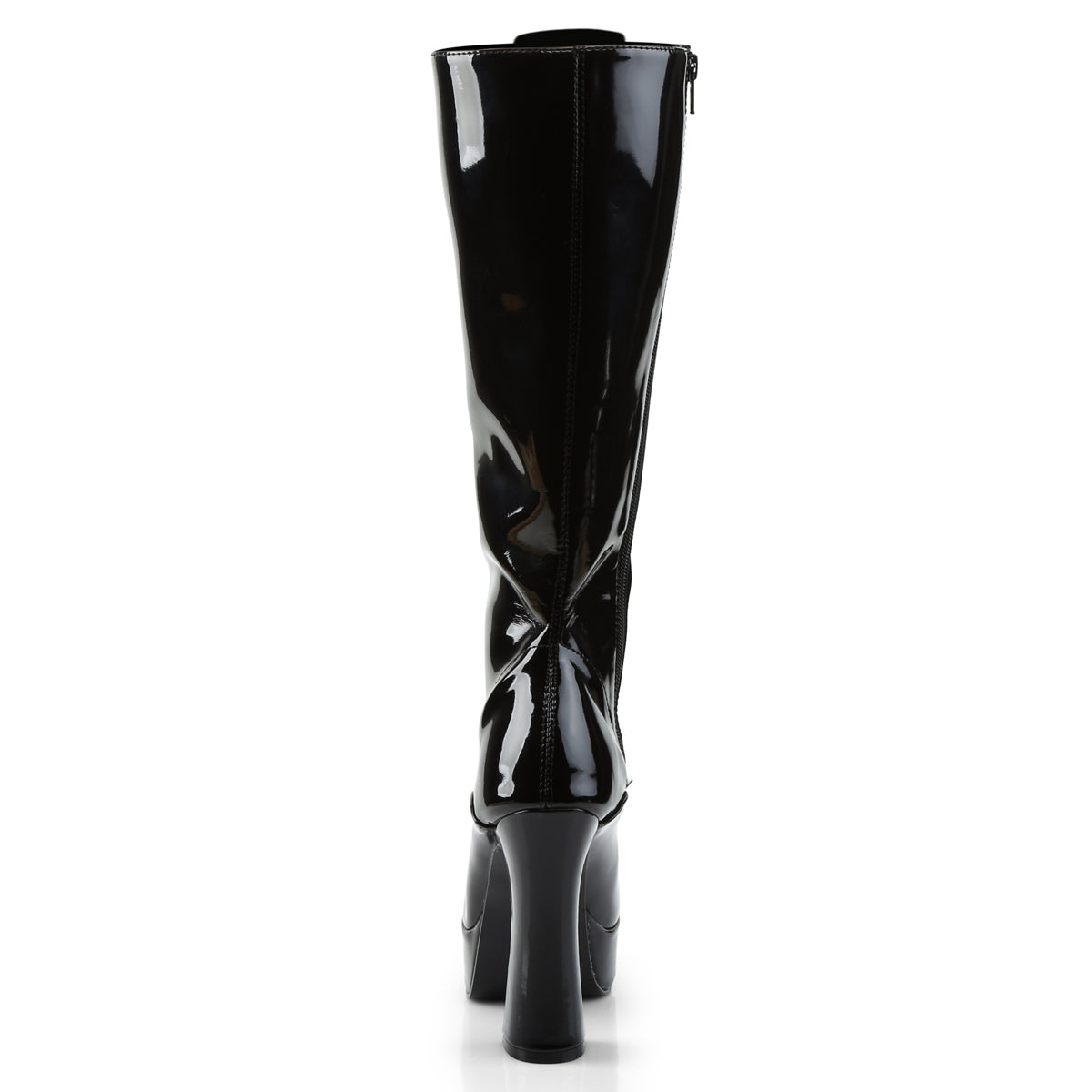 ELECTRA-2020 5" Stack Heel, 1 1/2" PF Knee Hi Boots w/ Zipper