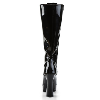 ELECTRA-2020 5" Stack Heel, 1 1/2" PF Knee Hi Boots w/ Zipper