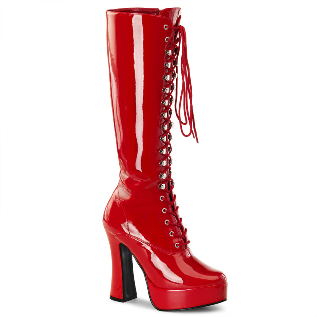 ELECTRA-2020 5" Stack Heel, 1 1/2" PF Knee Hi Boots w/ Zipper