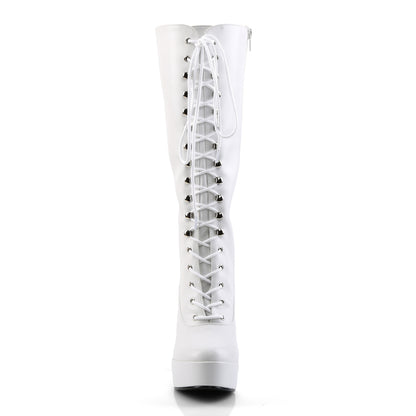 ELECTRA-2020 5" Stack Heel, 1 1/2" PF Knee Hi Boots w/ Zipper