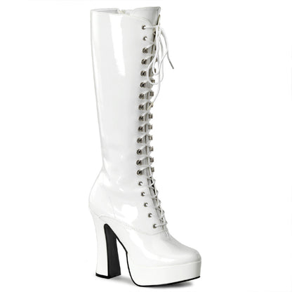 ELECTRA-2020 5" Stack Heel, 1 1/2" PF Knee Hi Boots w/ Zipper