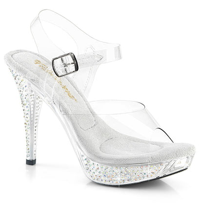 ELEGANT-408ABRS 4 1/2" Heel, 1" PF Ankle Strap Sandal w/ABRS