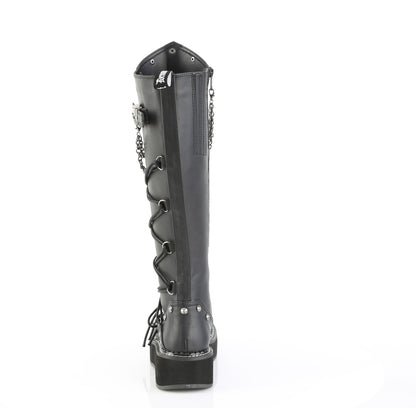 EMILY-221 2" Platform Knee High Boot, Inside Zip