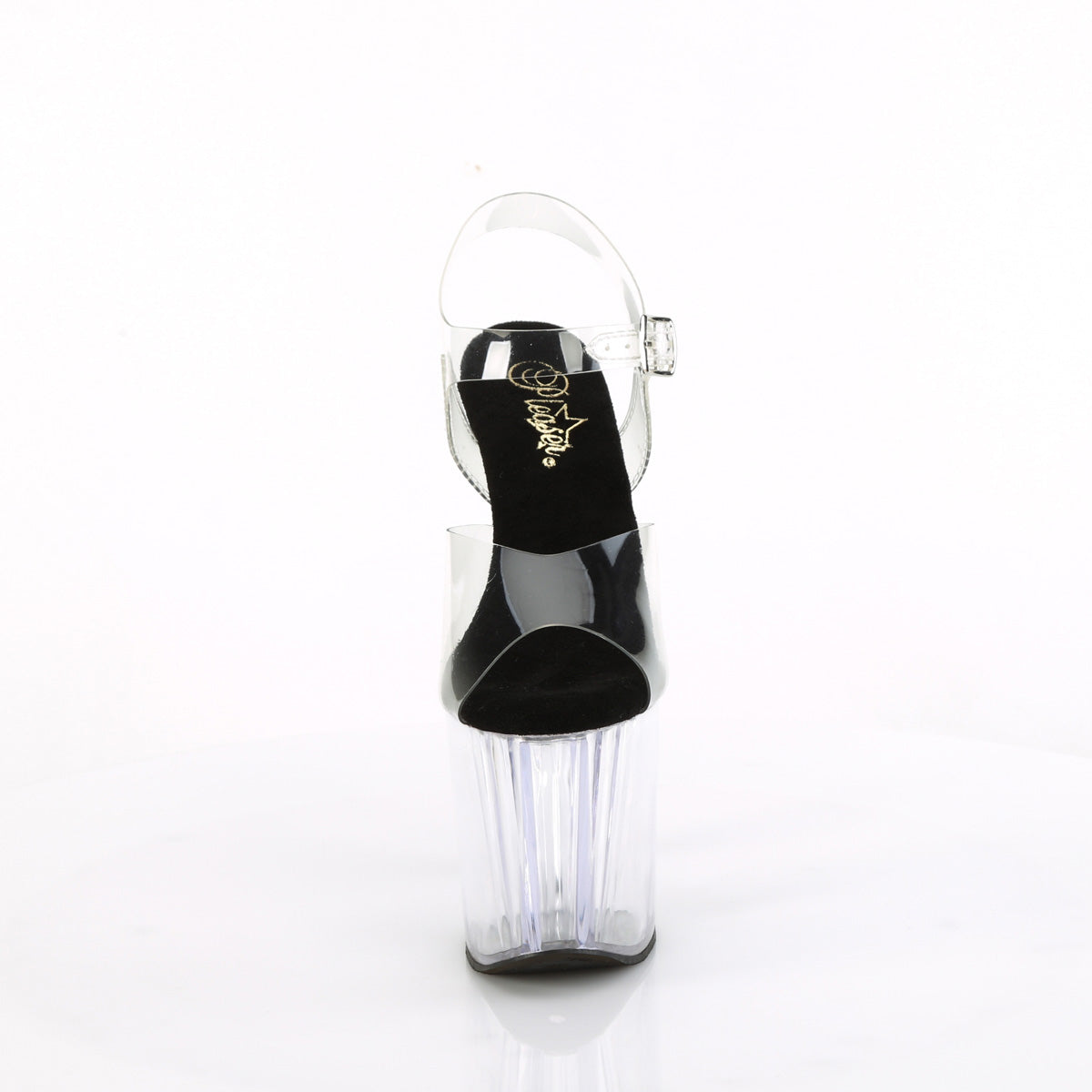 ENCHANT-708 8" Heel, 3 3/4" PF Ankle Strap Sandal