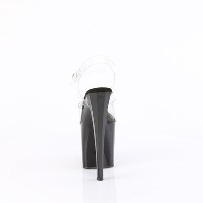 ENCHANT-708 8" Heel, 3 3/4" PF Ankle Strap Sandal