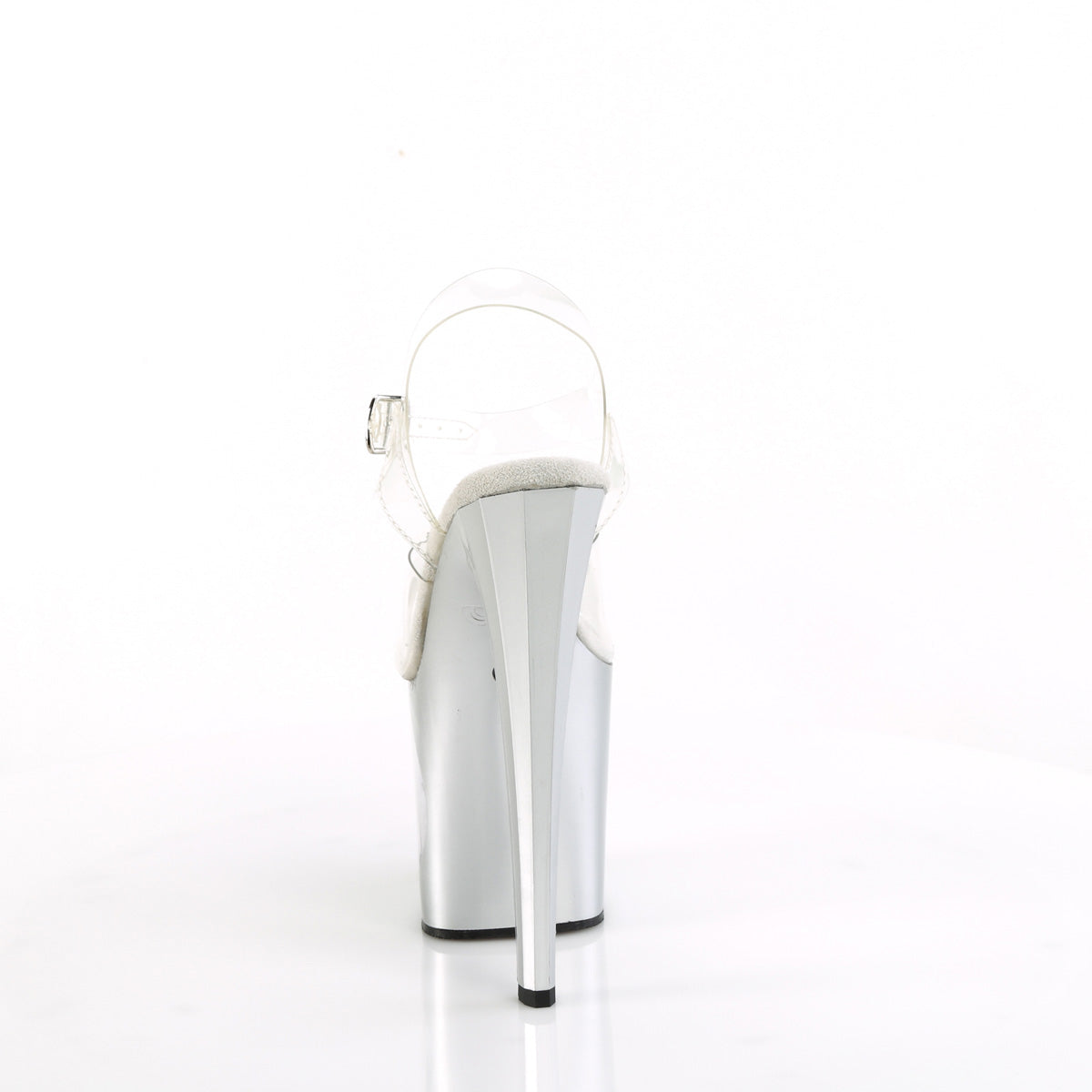 ENCHANT-708LT-CIRCLE *8" Heel, 3 3/4" PF LED Illuminated Ankle Strap Sandal