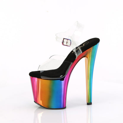 ENCHANT-708RC *8" Heel, 3 3/4" PF Ankle Strap Sandal