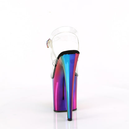 ENCHANT-708RC *8" Heel, 3 3/4" PF Ankle Strap Sandal