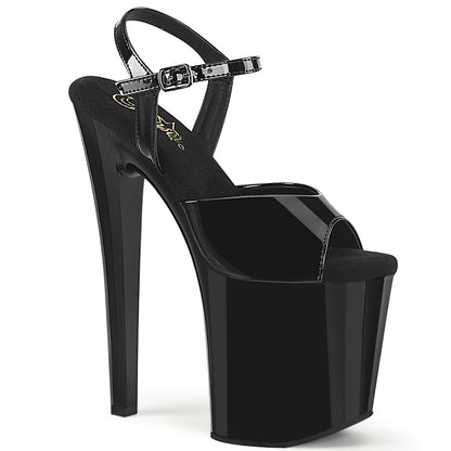 ENCHANT-709 8" Heel, 3 3/4" PF Ankle Strap Sandal