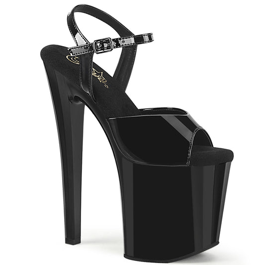 ENCHANT-709 8" Heel, 3 3/4" PF Ankle Strap Sandal