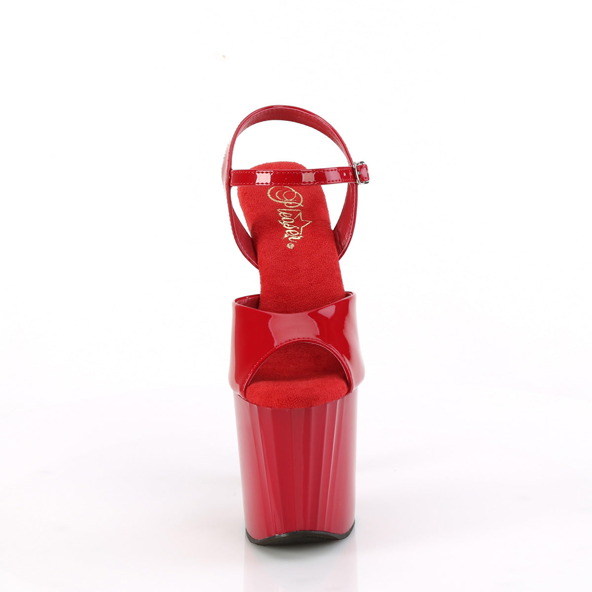 ENCHANT-709 *8" Heel, 3 3/4" PF Ankle Strap Sandal