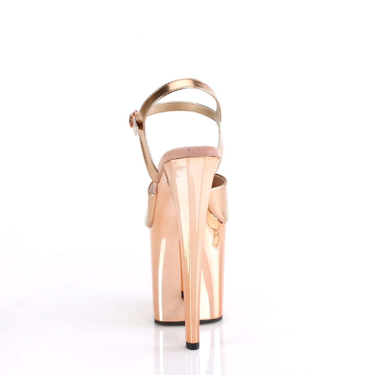 ENCHANT-709 *8" Heel, 3 3/4" PF Ankle Strap Sandal