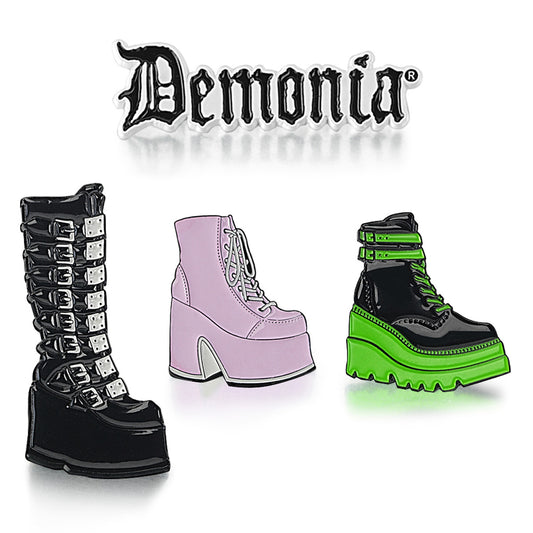 EP-MULTI-01 DEMONIA Soft Enamel Pin Combo Set