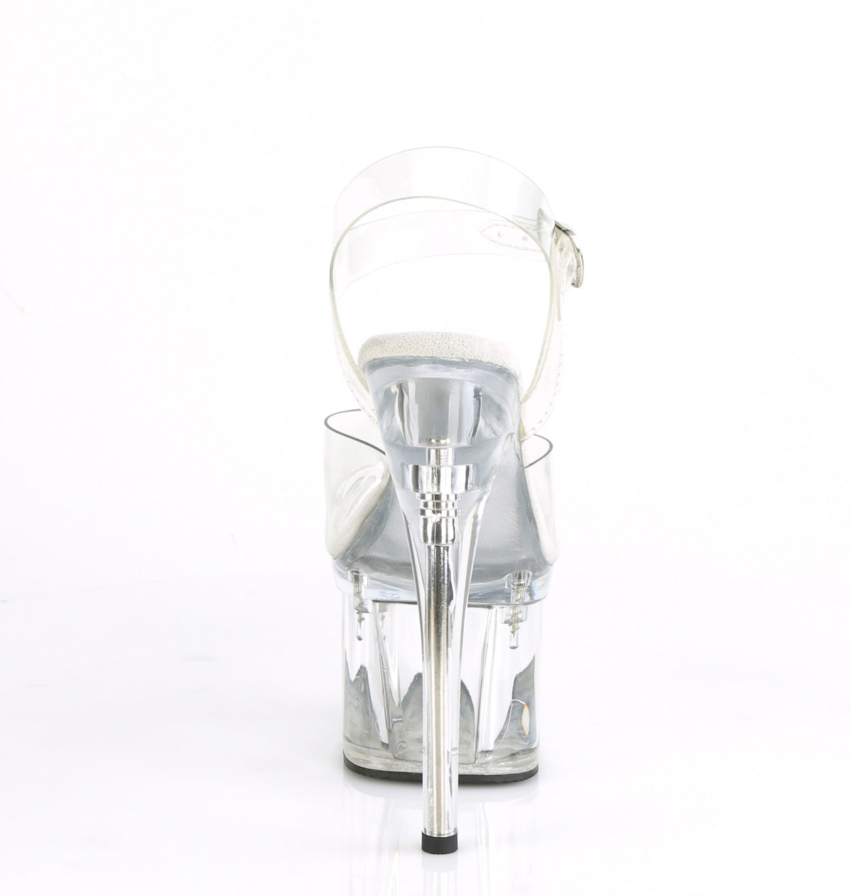 ESTEEM-708 *7" Heel, 3" PF Ankle Strap Sandal