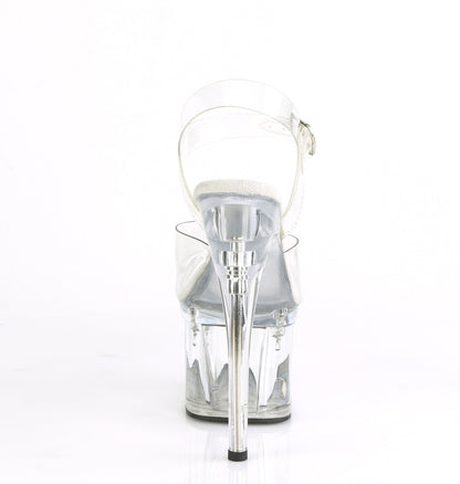 ESTEEM-708 *7" Heel, 3" PF Ankle Strap Sandal