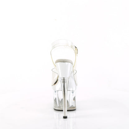 ESTEEM-708 7" Heel, 3" PF Ankle Strap Sandal