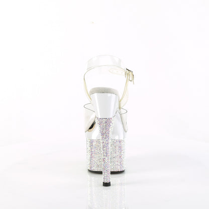 ESTEEM-708DM *7" Heel, 3" PF Ankle Strap Sandal w/RS