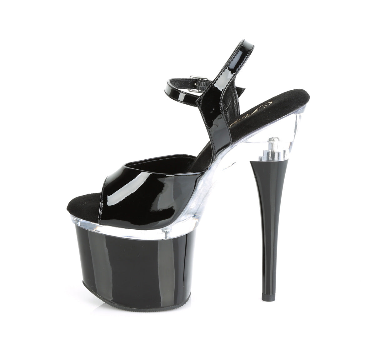 ESTEEM-709 7" Heel, 3" PF Ankle Strap Sandal