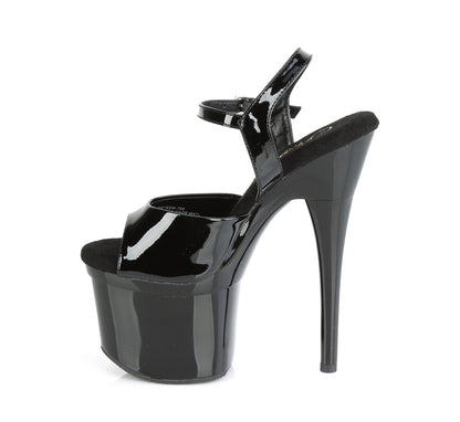 ESTEEM-709 7" Heel, 3" PF Ankle Strap Sandal