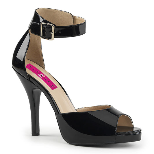 EVE-02 *5" Heel, 1/2" PF Closed Back Sandal W/ Buckled Ankle Strap